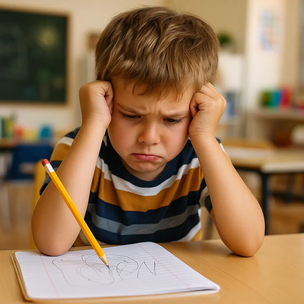Dificultades para escribir en niños