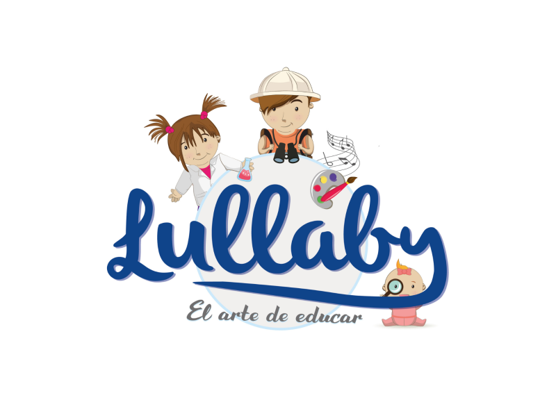 logotipo con letras de lullaby